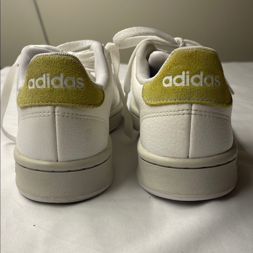 Adidas White Sneakers with Subtle Accents